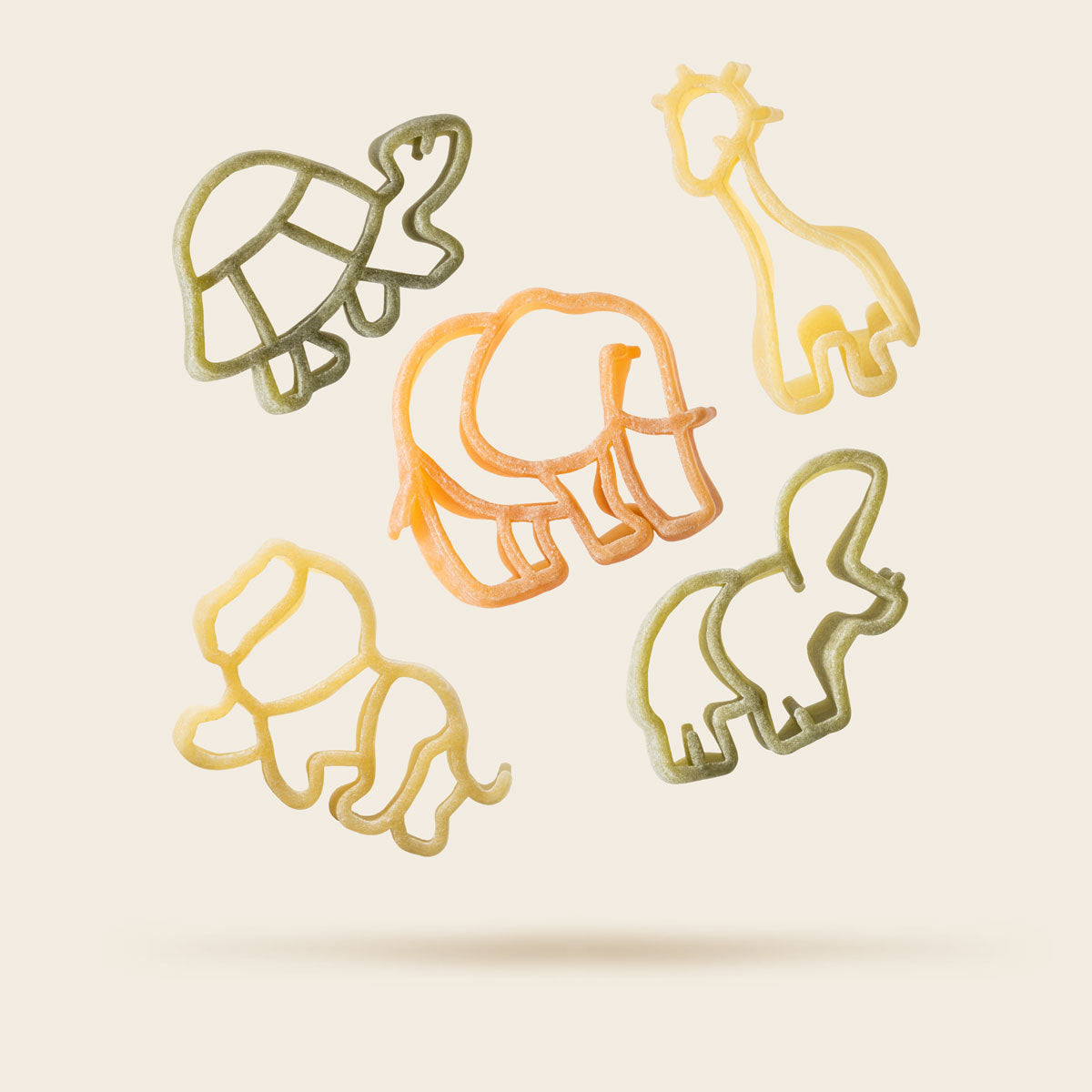 Dalla Costa Nakato Baby Pasta Fun Shapes Healthy Vegetable Pasta for Kids Singapore_Zoo Shape Pasta