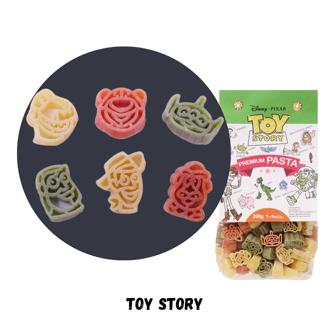 Dalla Costa Nakato Baby Pasta Fun Shapes Healthy Vegetable Pasta for Kids Singapore_Toy Story Shape Pasta