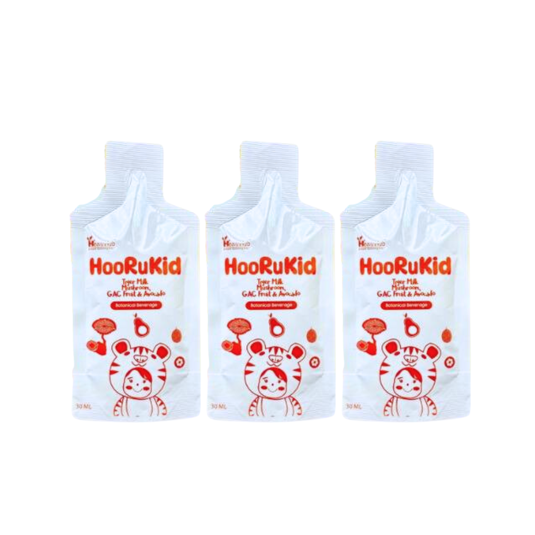 HooRuKid Tiger Milk Mushroom Drink –3×30 ml sachets
