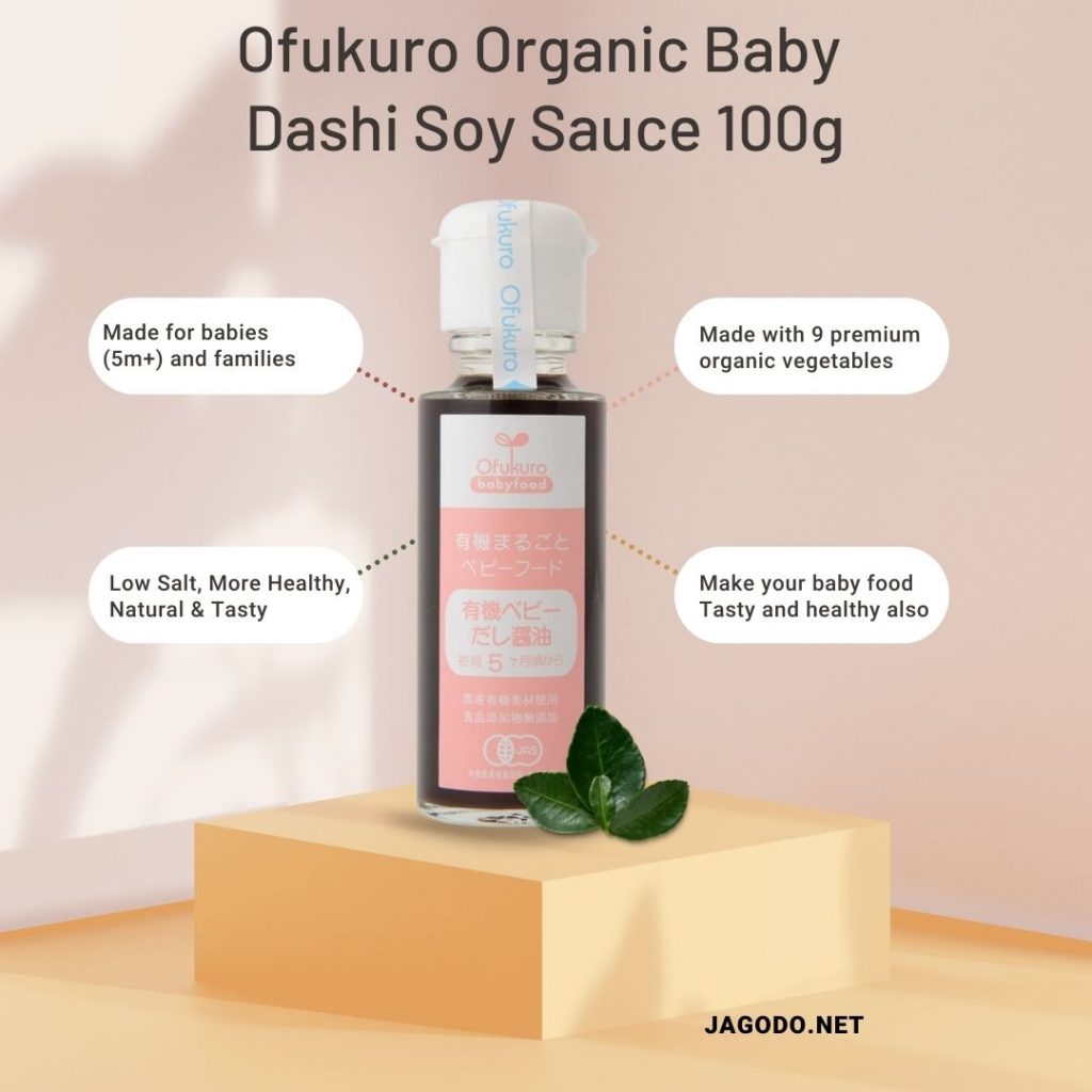 Ofukuro Organic Baby Soy Sauce 100g – Japanese low sodium soy sauce for baby weaning in Singapore
