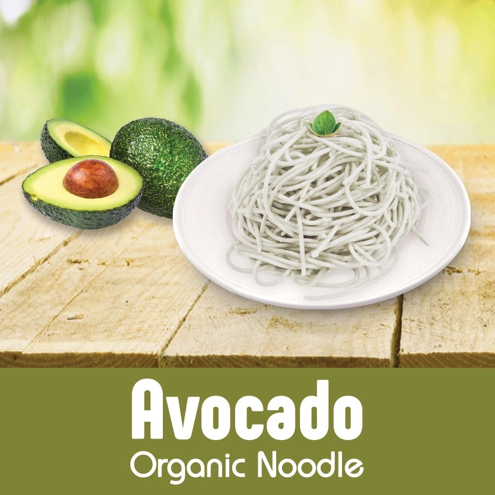 Organic Care2U Avocado Noodles 200g – healthy, soft-texture noodles for adults and elderly in Singapore