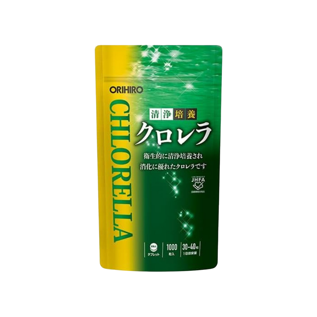 Orihiro Chlorella 1000 Capsules – Japanese detox & immunity supplement in Singapore