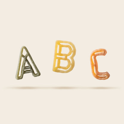 Dalla Costa Pasta Baby & Kids Fun Shape Veggie Pasta [250] - ABC | No Additives | Healthy Italian Pasta