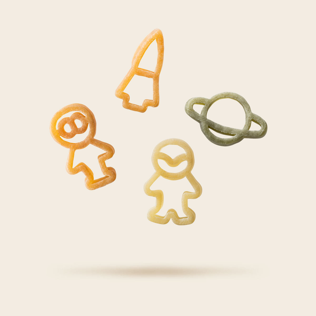 Dalla Costa Nakato Baby Pasta Fun Shapes Healthy Vegetable Pasta for Kids Singapore_Space Shape Pasta