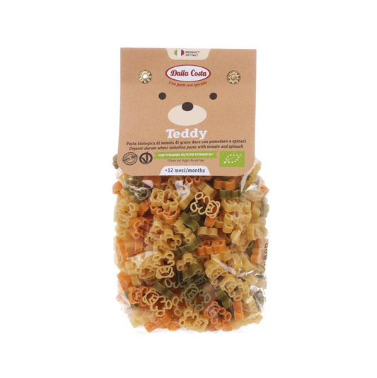 Dalla Costa Nakato Baby Pasta Fun Shapes Healthy Vegetable Pasta for Kids Singapore_Teddy Shape Pasta