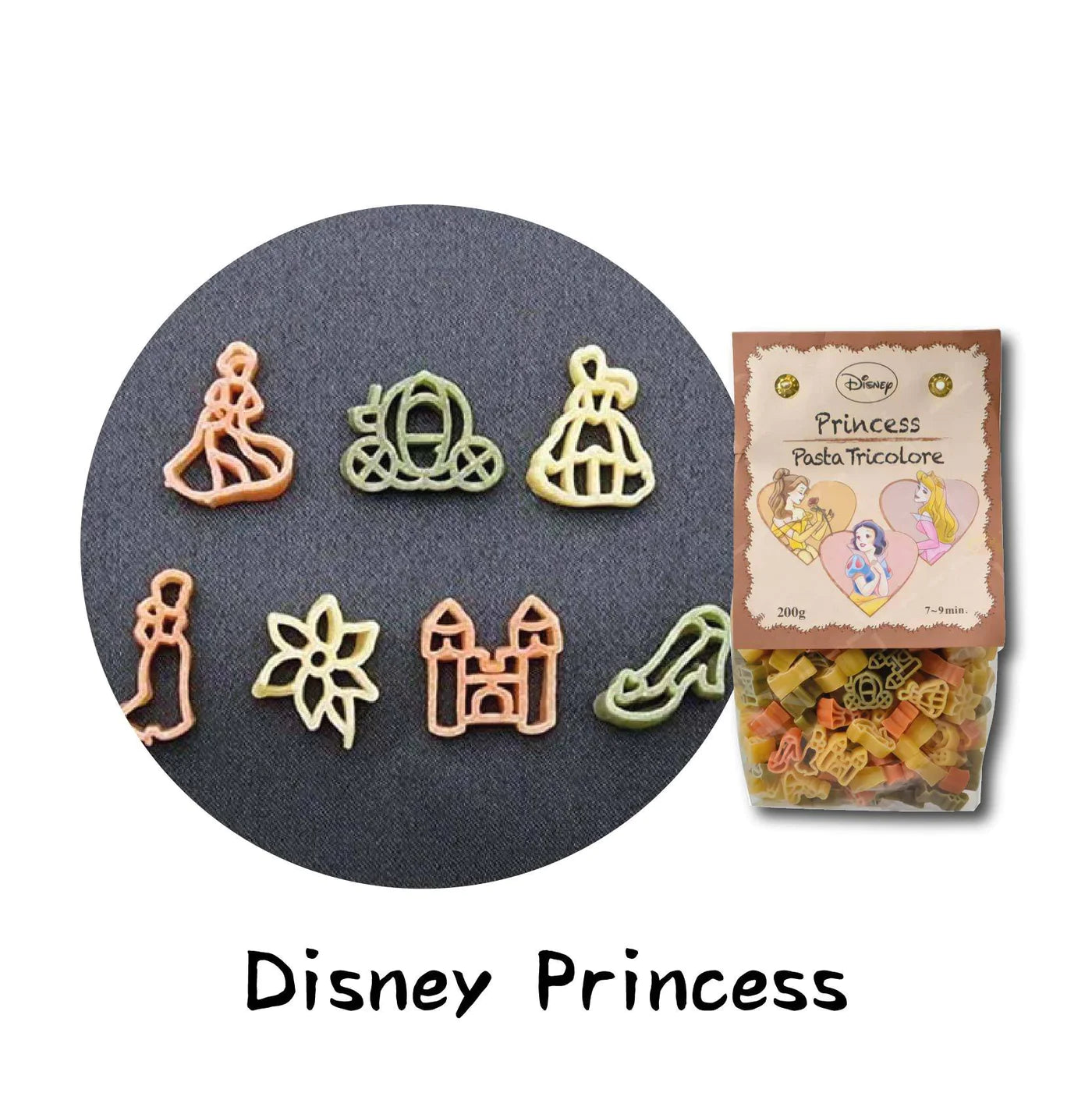 Dalla Costa Nakato Baby Pasta Fun Shapes Healthy Vegetable Pasta for Kids Singapore_Princess Pasta