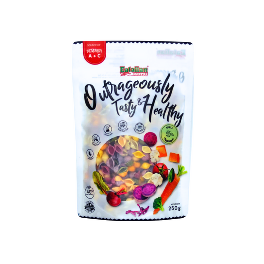 Eatalian Express Halal Veggie Pasta – Fun Shapes with Natural Veggies for Kids - Shell