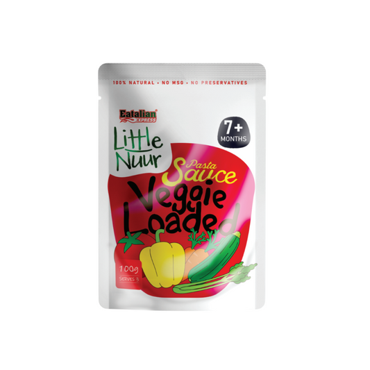 Eatalian Express Little Nuur Baby Sauce – no salt, sugar-free baby food sauce in Singapore
