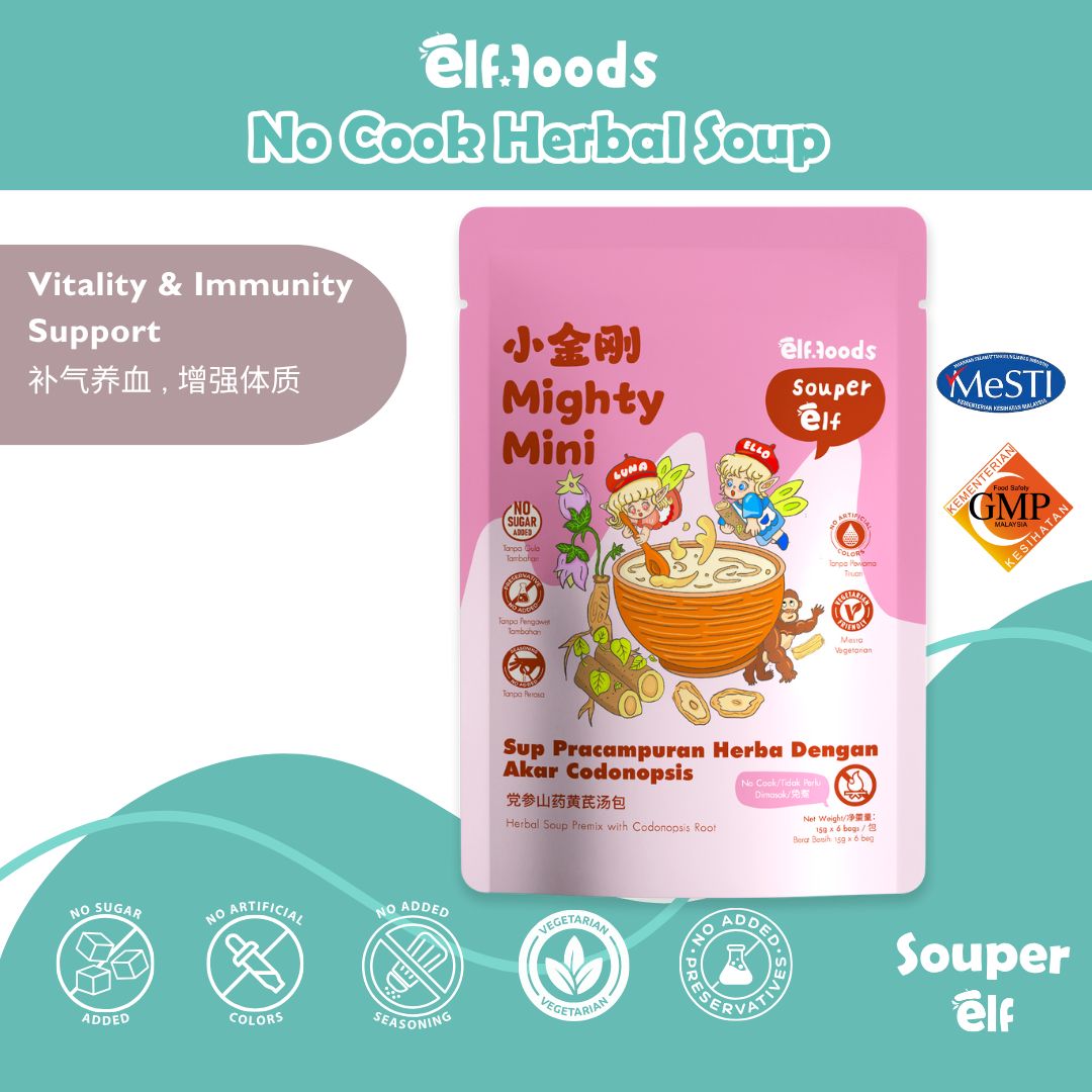 Elffoods Mighty Mini herbal soup for immunity