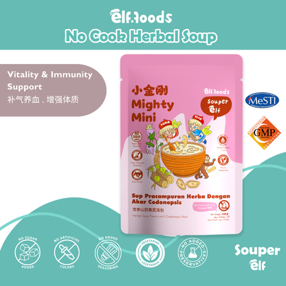 Elffoods Mighty Mini herbal soup for immunity