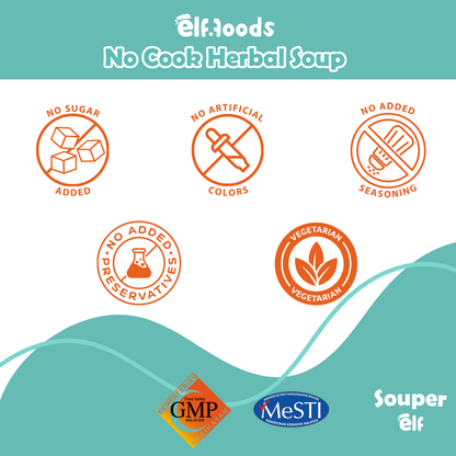 Elf Foods TallieHop herbal soup with codonopsis and longan for kids’ growth.