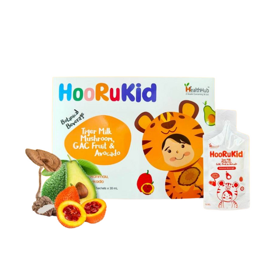 HooRuKid Tiger Milk Mushroom Drink – 15×30 ml sachets