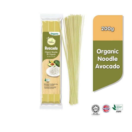 Organic Care2U Avocado Noodles 200g – healthy, soft-texture noodles for adults and elderly in Singapore