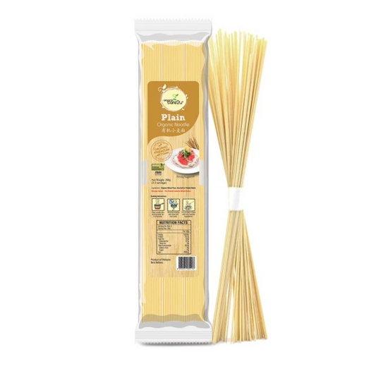 Organic Care2U Plain Noodles 200g – healthy, soft-texture noodles for adults and elderly in Singapore