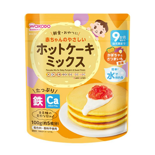 WAKODO Baby Pancake Mix 100g – Nutritious & Easy-to-Prepare for babies 9 months and above
