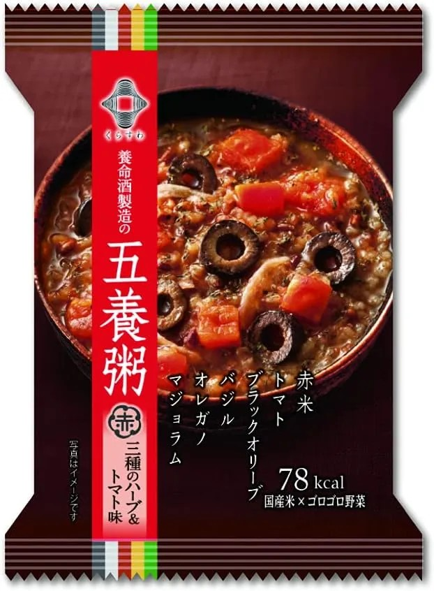 Yomeishu Instant 5 Nutrients Red Congee – healthy wholegrain porridge